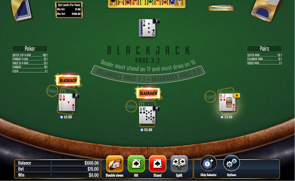 Blackjack Jackpot Pairs